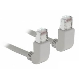 Cable de red DeLOCK 83513 0,5 m Cat6a S/FTP Gris