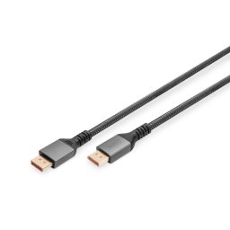 Cable DisplayPort 2.1 Digitus 16K 1 m Negro