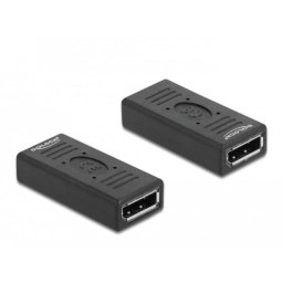 Adaptador DisplayPort Hembra a Hembra DeLOCK 1.2 con Pin 20