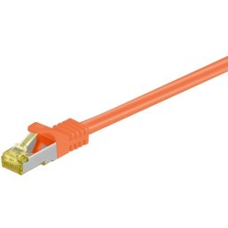 Cable de red Goobay 91606 2 m Cat7 S/FTP Naranja