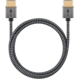 Cable HDMI Goobay 75757 1 m Ultra High Speed 48 Gbit/s 8K 60 Hz Gris