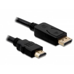Cable DeLOCK DisplayPort a HDMI 2 m Negro Macho/Macho
