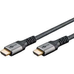 Cable HDMI Goobay 64995 3 m HDMI 2.0 18 Gbit/s Negro Plata