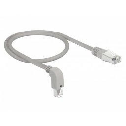 Cable de red DeLOCK 85873 Cat6a S/FTP 0,5 m Gris