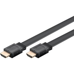 Cable Plano HDMI 2.1 Goobay 77145 3 m Negro 48 Gbit/s