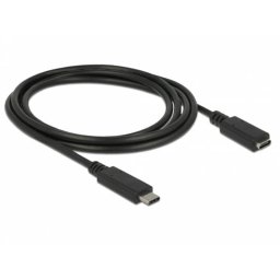 Cable USB Delock 85534 1,5 m USB-C a USB-C USB 3.2 Gen 1 Negro