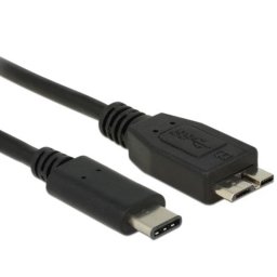 Cable USB DeLOCK 0,5 m USB 3.2 Gen 2 C a Micro-USB B Negro
