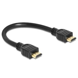 Cable HDMI DeLOCK 83352 0,25 m Negro