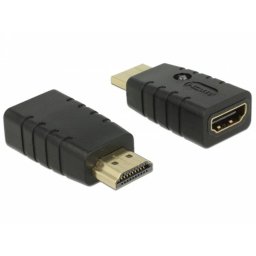 Cambiador de género para cable HDMI DeLOCK 63320 Negro
