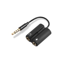 Adaptador de audio Sharkoon PMP35 3,5 mm Negro