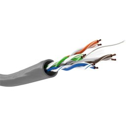 Cable de red Goobay Cat6 U/UTP 100 m gris