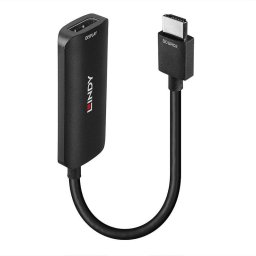 Adaptador de cable de vídeo Lindy 38327 HDMI a DisplayPort 157 cm Negro