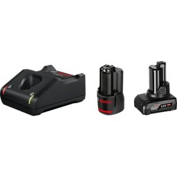 Cargador de baterías Bosch Professional 12V con 2 baterías GBA 2.0Ah y 4.0Ah
