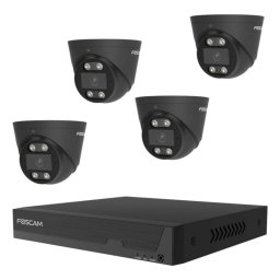 Grabadora NVR para Cámara IP Foscam FN9108E-T4-2T 8 canales 3K 2TB HDD PoE Ethernet