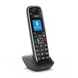 Teléfono Gigaset E720HX DECT/Analógico Inalámbrico 200 Entradas SMS Negro