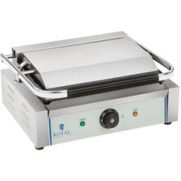 Royal Catering Parrilla de contacto - ondulada - 2200 W 10010245