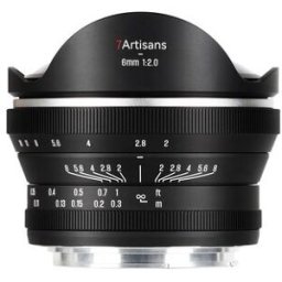 7Artisans ojo de pez de 6 mm f/2 Canon RF-S-Mount