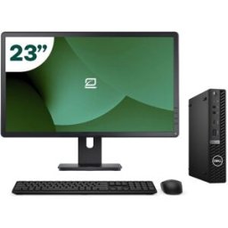 Pack Dell 5080 Micro i5 10500T 16GB SSD 256GB + LCD 23" + Tecl y Ratón Inalámbrico + WiFi