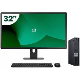 Pack Dell 5070 Micro i5 9500T 16GB SSD 256GB + LCD 32" + Tecl y Ratón Inalámbrico + WiFi