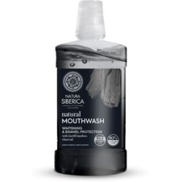 Natura Siberica Enjuague Bucal Natural Carbón de Bambú de Kuril 520 ml