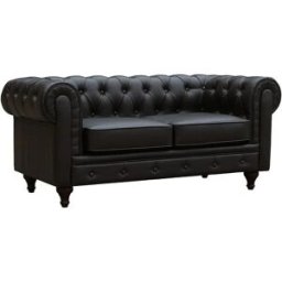 Habitat et jardin Sofá Chesterfield "Aliza"- 2 plazas - Marron