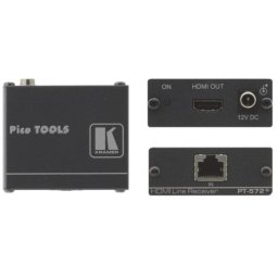 Kramer Electronics PT-572+ Extensor Audio/Video Receptor AV Negro