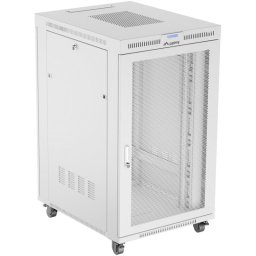 Armario rack 19" Lanberg FF01-8027-23SL 27U 1000x800mm IP20 Gris LCD Termostato