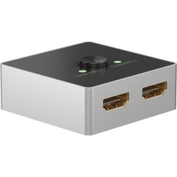 Conmutador HDMI Goobay 58486 manual 2x1 4K UHD 60Hz soporte HDCP2.2