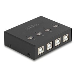 Interruptor USB DeLock 11507 8 Puertos USB 2.0 Negro