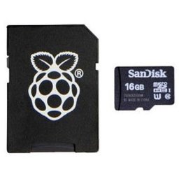 Tarjeta microSD Raspberry RB-NOOBS-16GB-PI4 16 GB con sistema operativo preinstalado
