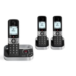 Teléfono inalámbrico Alcatel F890 con contestador, trío de auriculares y bloqueo de llamadas