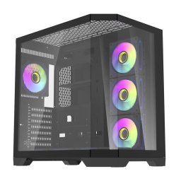 Caja PC Darkflash FT418 PRO + 7 ventiladores ARGB Negro