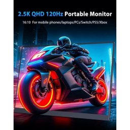 Monitor Uperfect 2K 16" QHD 120Hz IPS USB-C Mini HDMI VESA 4ms