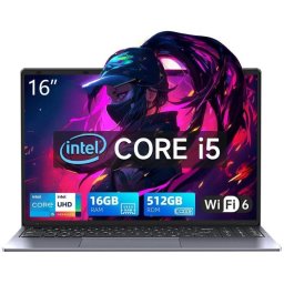 Portátil INTECHNE 16.1" Intel Core i5-8210Y 16GB 512GB SSD Intel UHD 617 Windows 11 Pro