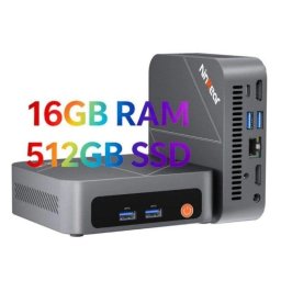 Mini PC Ninkear M7 AMD Ryzen 5 7430U 16GB 512GB SSD Radeon Graphics Windows 11 Triple Pantalla
