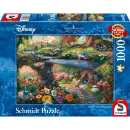 Puzzle Schmidt Spiele 1000 piezas Alicia en el País de las Maravillas Thomas Kinkade