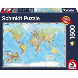 Puzzle Schmidt Spiele 1500 piezas Mapas