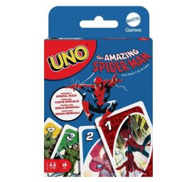 Juego de cartas UNO The Amazing Spider-Man Mattel