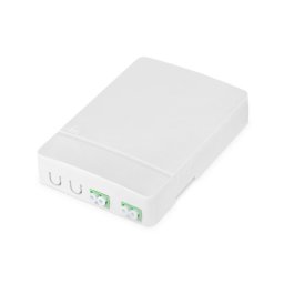 Caja de conexión FTTH Digitus con 2 acopladores LC/APC DX para pared
