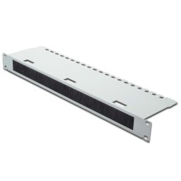 Panel de gestión de cables Digitus con tira de cepillo para armarios 19" 1U