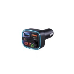 Transmisor Fm Y Cargador Para Coche Sign De 48 W, 2 Puertos Usb-a/1 Puerto Usb-c De 30 W Pd