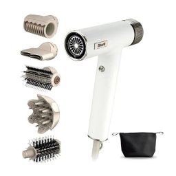 Secador de Pelo Iónico Shark SpeedStyle HD352EU 1700W 4 Temperaturas 3 Velocidades con Accesorios Blanco
