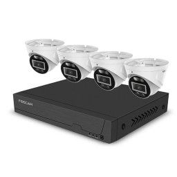 Grabadora NVR para Cámara IP Foscam FNA108E-T4-2T 4 cámaras 4K 2TB HDD PoE