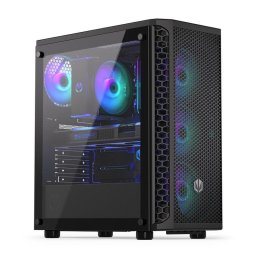Caja PC Endorfy Signum 300 ARGB Torre Negra ATX/mATX/Mini-ITX