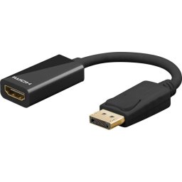 Adaptador Goobay DisplayPort a HDMI 4K 60Hz 0,1 m
