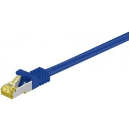 Cable de red Goobay Cat7 S/FTP 3 m azul