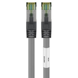 Cable de red Goobay 55134 Cat8.1 S/FTP 0,25 m Gris