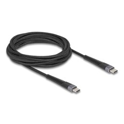 Cable USB-C a USB-C DeLOCK 81126 3 m USB 2.0 Negro