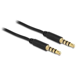 Cable de audio DeLOCK 3,5mm macho a 3,5mm macho 2 m Negro
