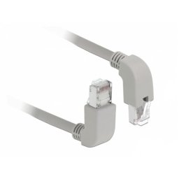 Cable de red DeLOCK 85870 Cat6a S/FTP 0,5 m Gris